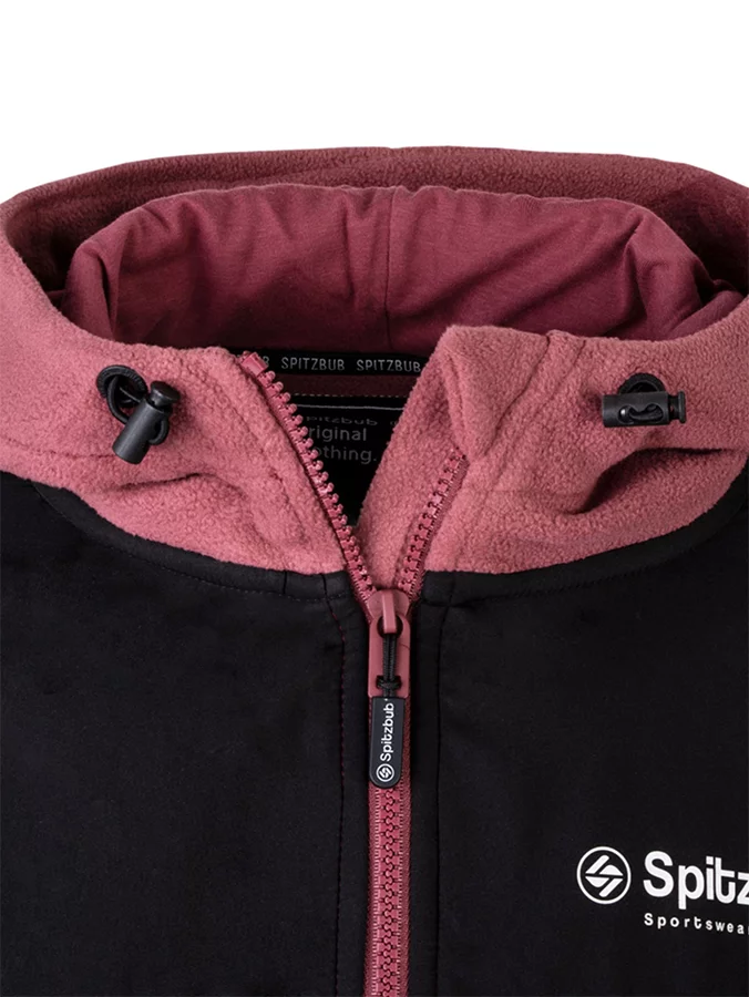 Outdoorfleecejacke mit Kapuze "Wolf"