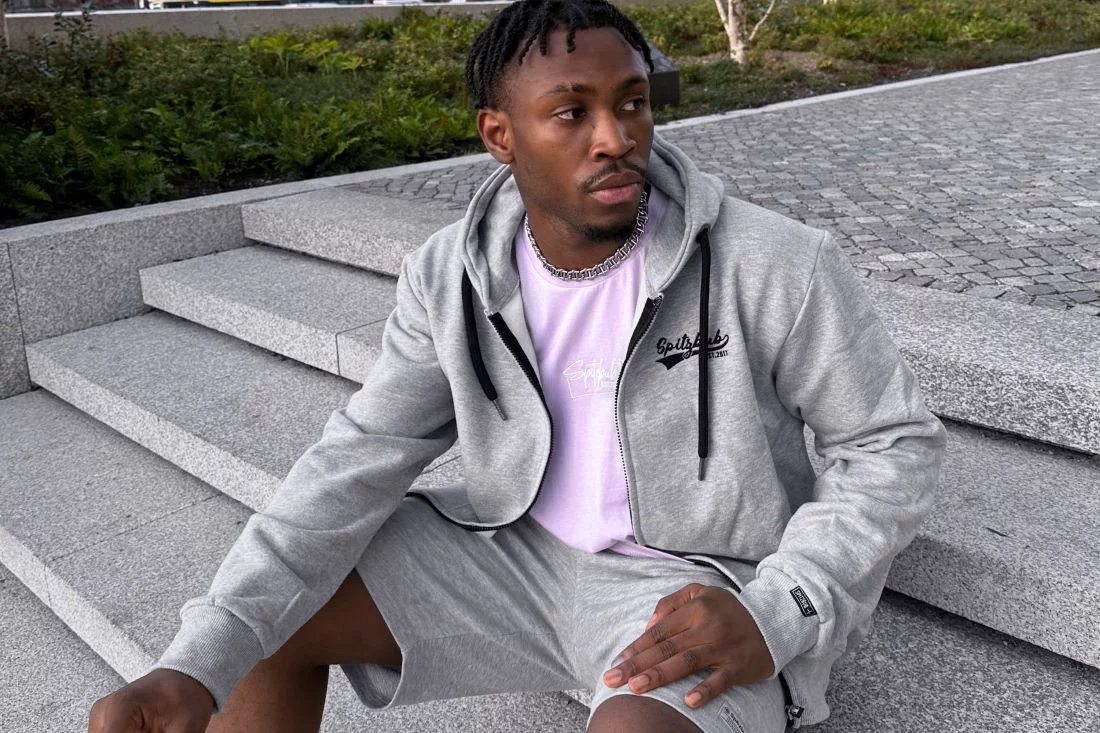 Heavyweight Fabric Sweatjacke "Kai"