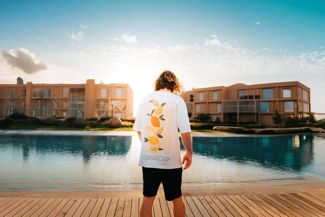 Oversize T-Shirt aus Baumwolle "Costas"