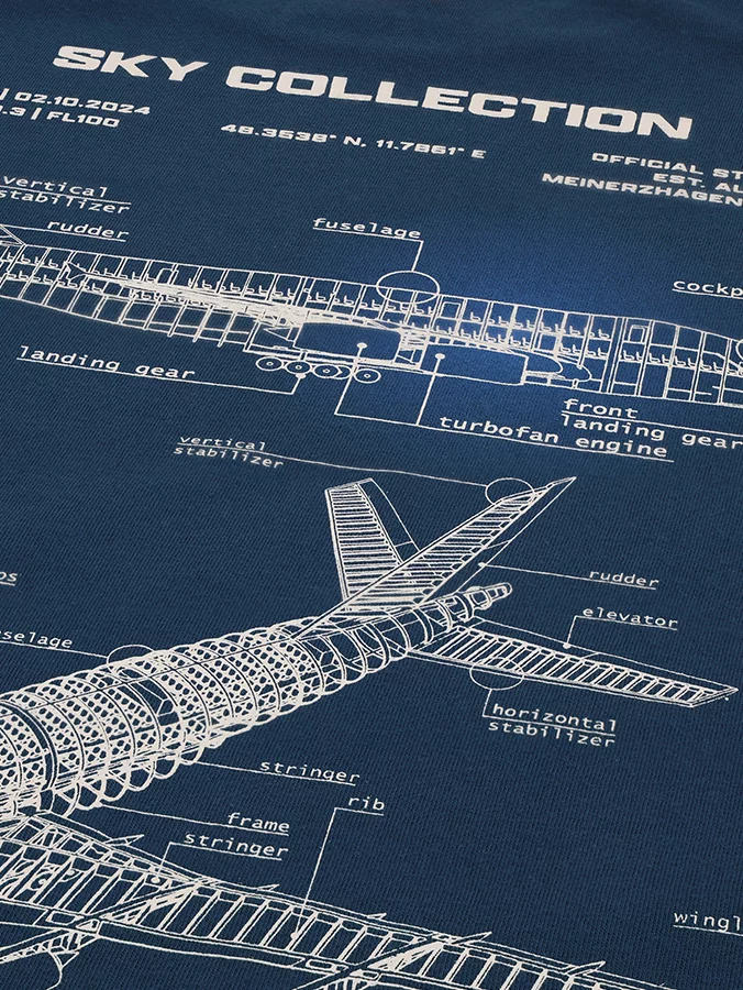 BLUE T-SHIRT BLUEPRINT