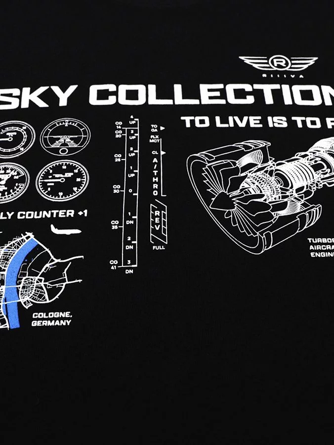 BLACK T-SHIRT riiiva