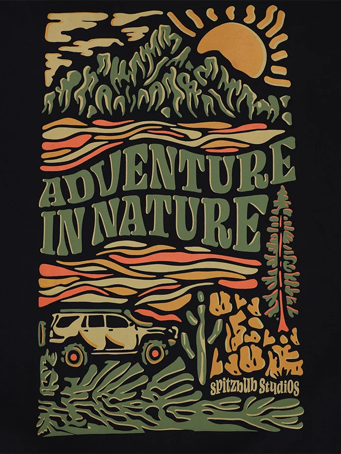 SHIRT BLACK ROADTRIP