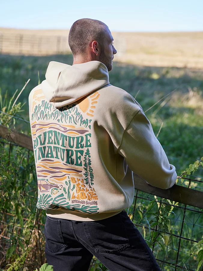 HOODIE BEIGE ROADTRIP