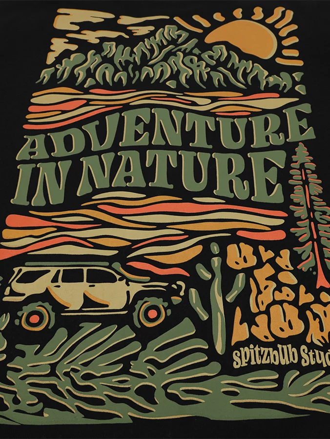 SHIRT BLACK ROADTRIP