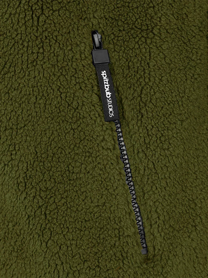 SHERPAJACKE HALFZIP GRÜN
